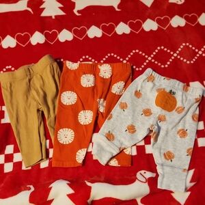 Carter's Kids Bottoms - Tan, Orange, Gray